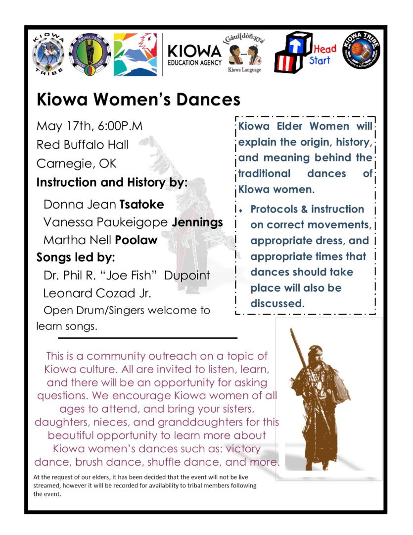 Kiowa Women's Dance Kiowa Tribe